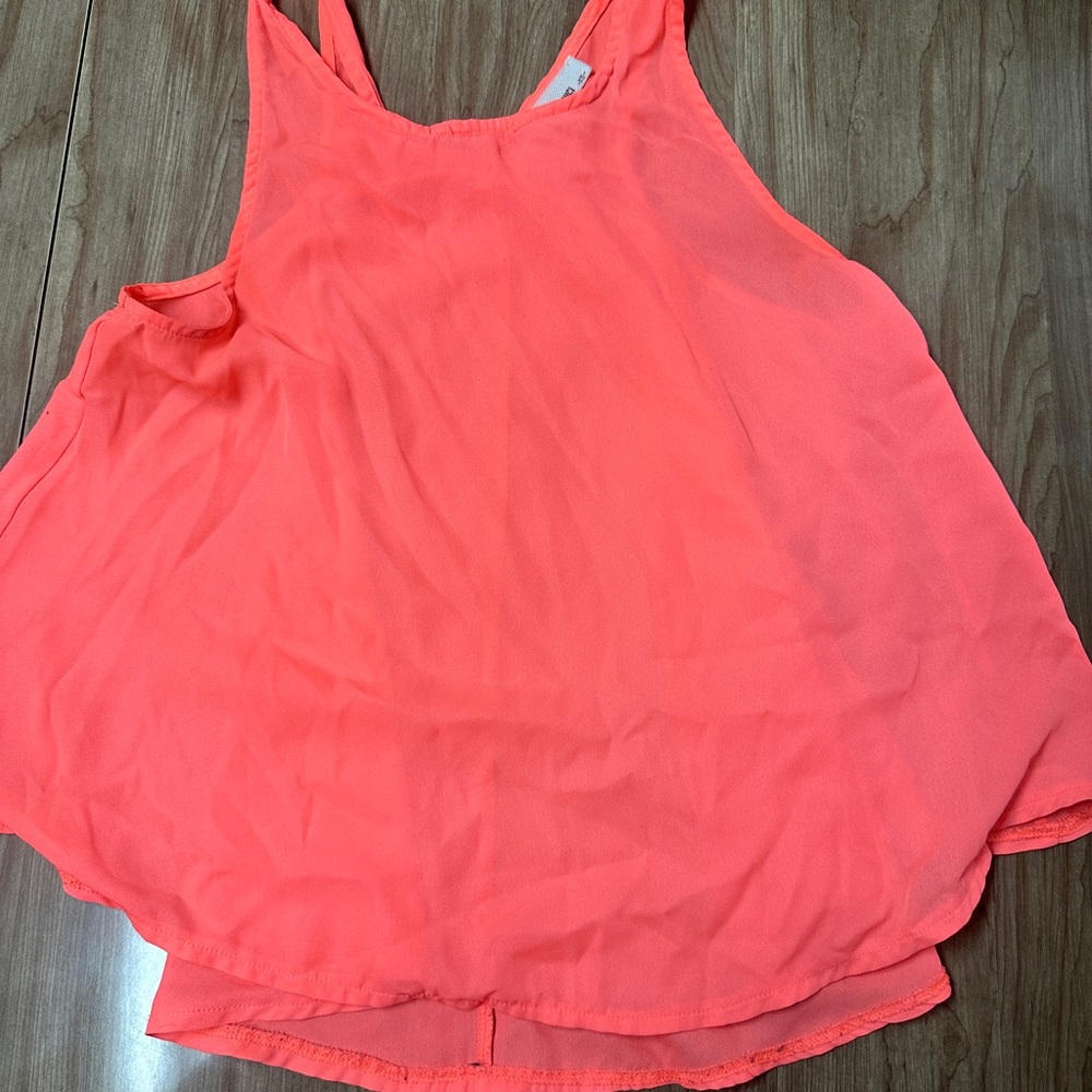 Sans Souci Neon Pink Tank Top